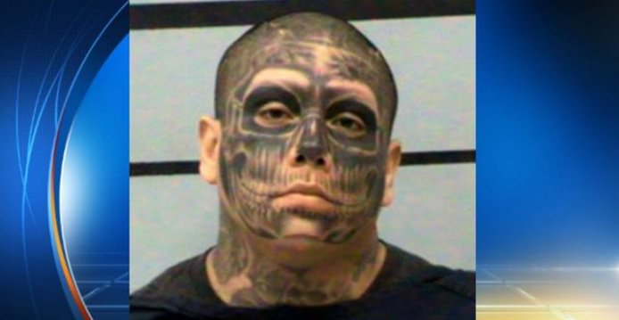 Man with skull-face tattoo arrested for beating girlfriend over unborn child bit.ly/1Tt3F7m?utm_me… https://t.co/PDa79klSA7