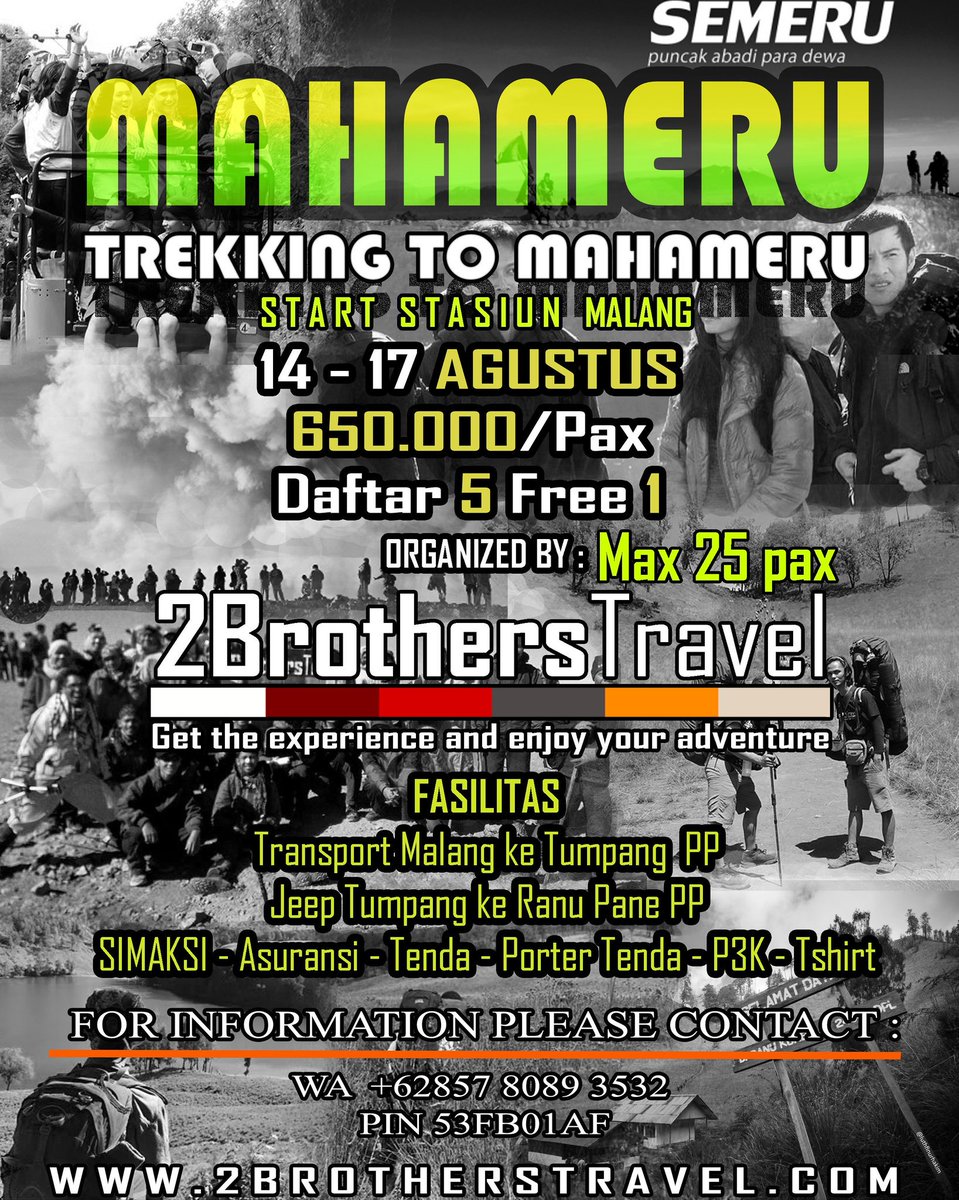 #infogunung #opentrip Gunung Semeru