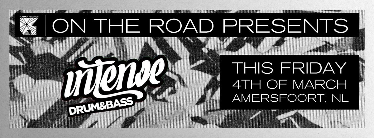 This friday, Intense, Amersfoort (NL). Radar artists <a href="/Doctrine/">Doctrine</a>, <a href="/NCTmusick/">NCT</a> &amp; @Timcox0111! facebook.com/events/1505482…
