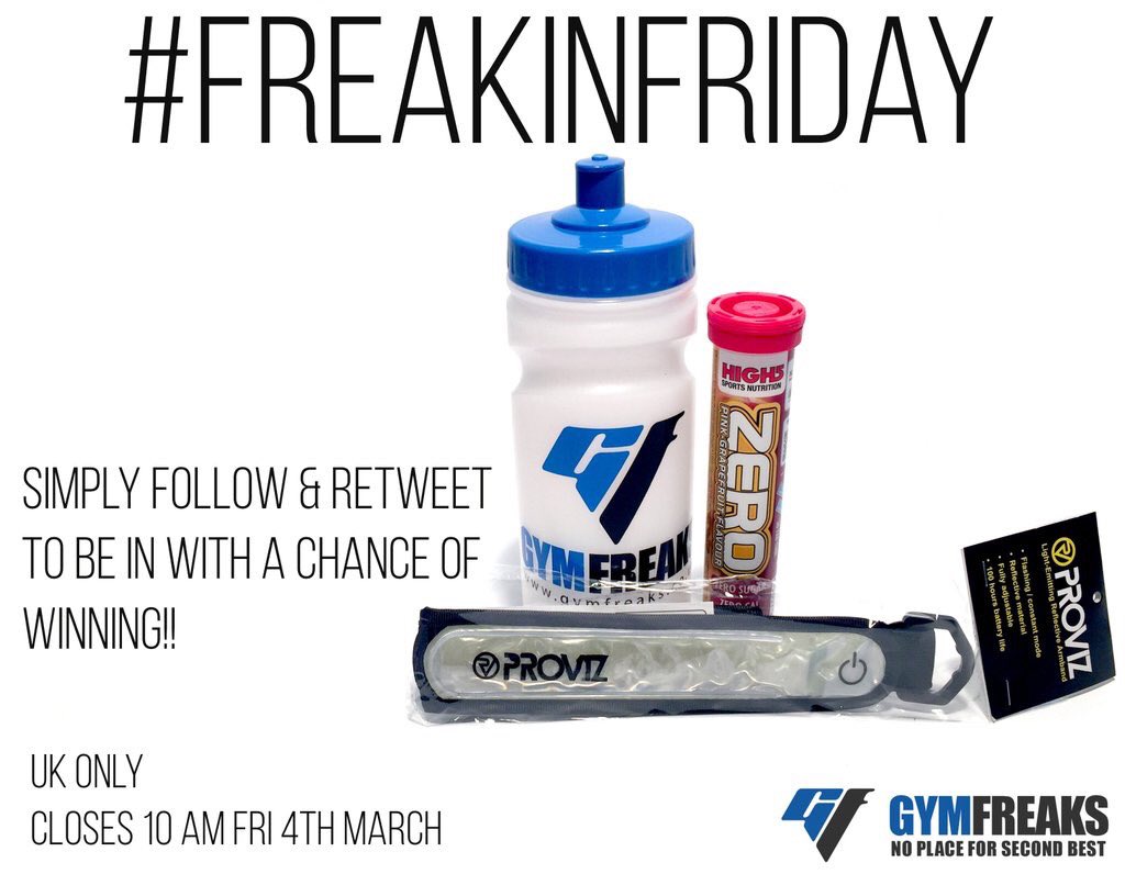 GymFreaksUK's tweet photo. Not long left to enter our #competition! #win #prize #fitness #fitfam #gym #health #running #ukrunchat https://t.co/vcgwvFIE6Y