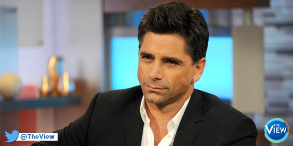 TheView's tweet photo. Good morning, beautiful people! We're starting our weekend off right with @JohnStamos 😊 https://t.co/rUQP6yKDwZ