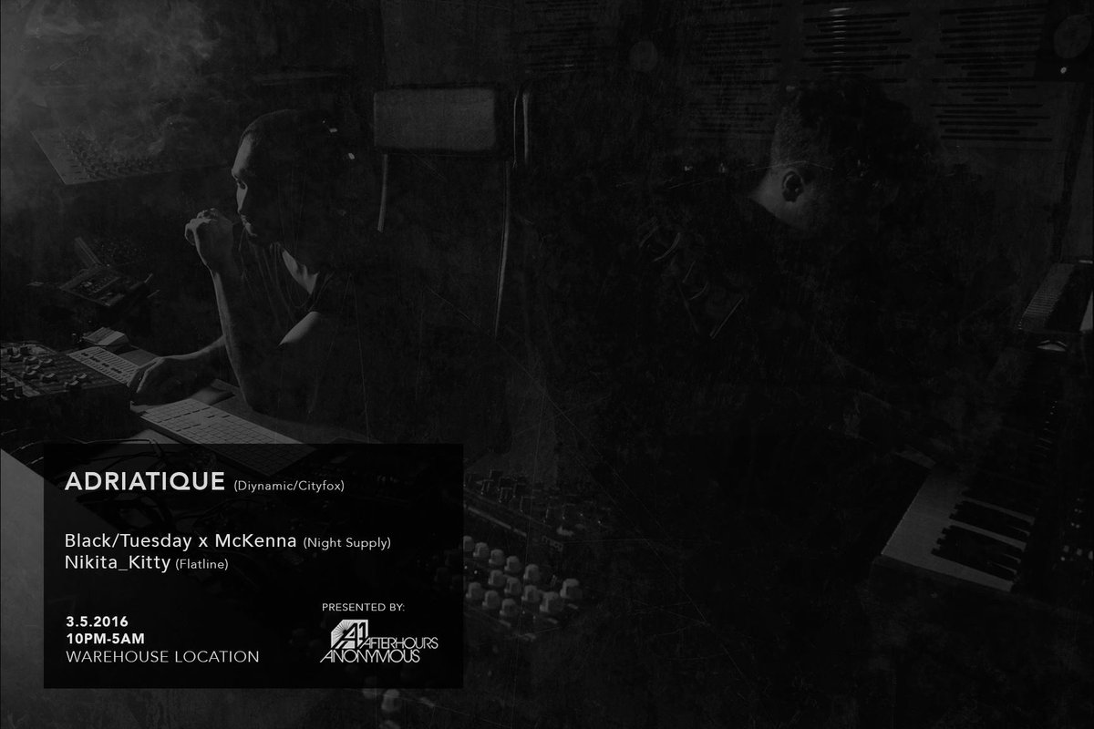 Taking over after hours SAT night with .<a href="/adriatiquemusic/">Adriatique</a> is a special b2b set w/ .<a href="/blacktuesdayus/">Black/Tuesday</a> &amp; .@keeperscollin
