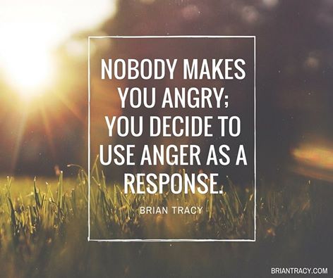 Ravi_Matah's tweet photo. RT @BrianTracy Nobody makes you angry; you decide to use anger as a response. #quote #anger #motivation https://t.co/DW6cpip3jc