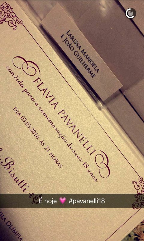 cabeyohavanac's tweet image. @larimanoela via snap(larimanoella)
É hoje 💗 #pavanelli18 
Partiu 💗