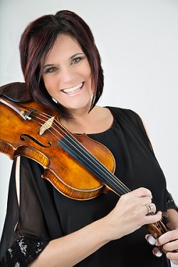 lvphil's tweet photo. @DeAnnLetourneau performs Brahms’s Violin Concerto on a Stradivarius Saturday night at 7:30 pm. Tix at #lvphil.org https://t.co/dUNthglqvB