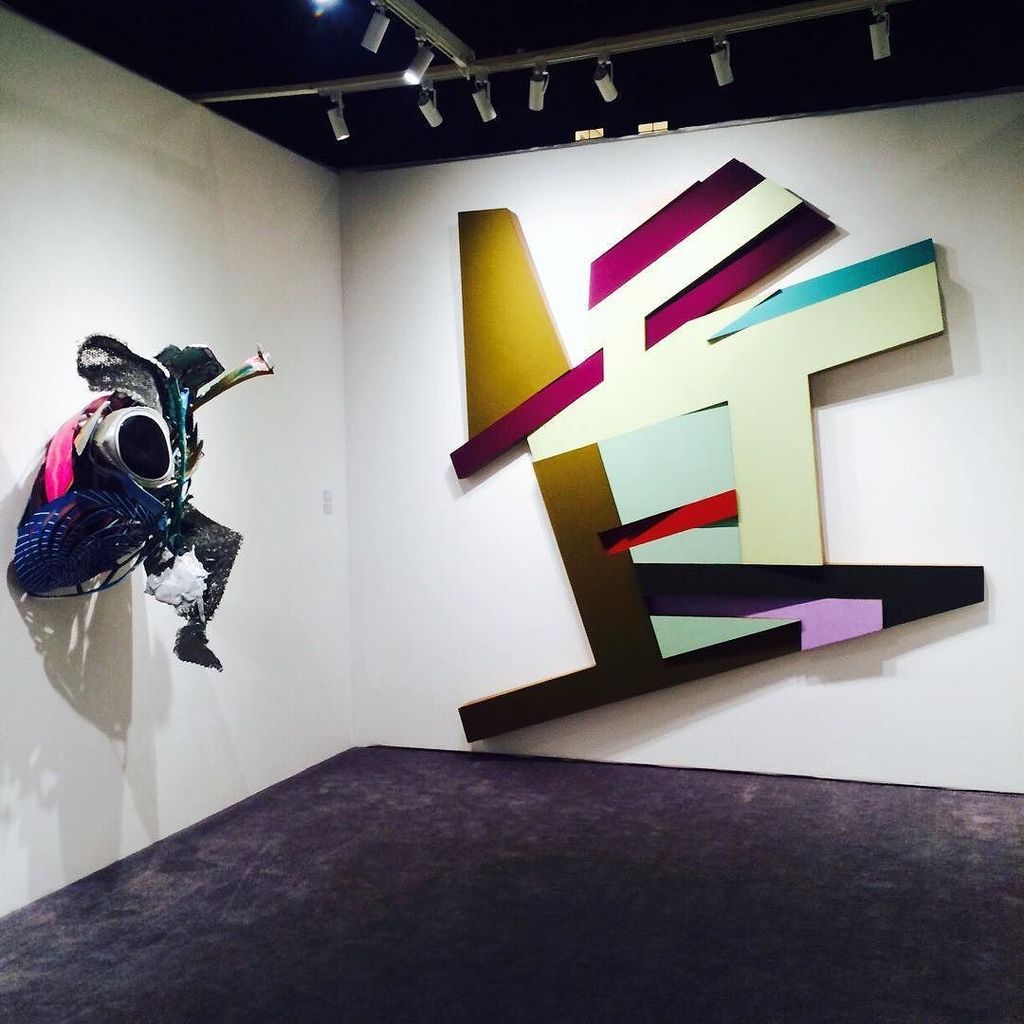 Color and verve at the ADAA #frankstella #dominiquelevy #aada #nyartfairs instagram.com/p/BCgPrkjLT8C/