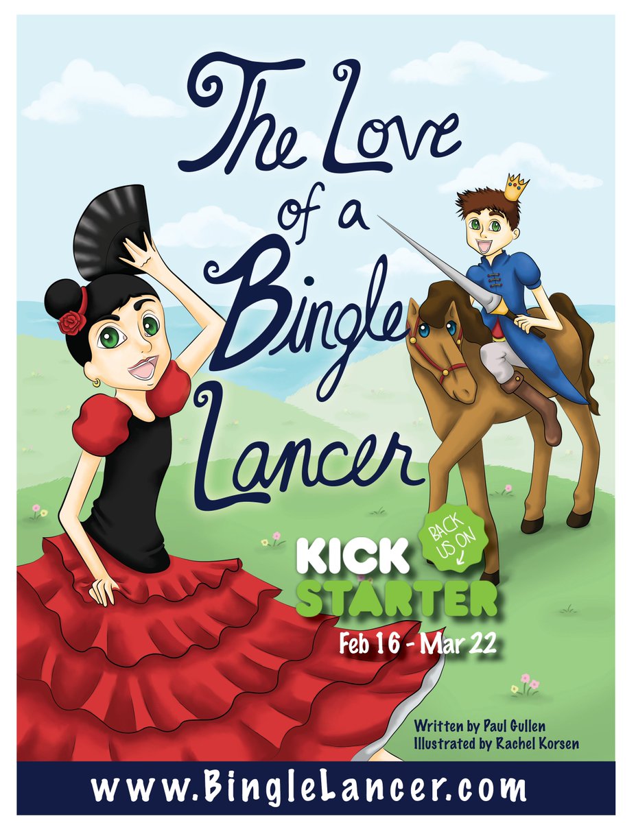 Just 19 days left to get The Love of a Bingle Lancer on #Kickstarter kck.st/1SUFazy Help us reach our goal!