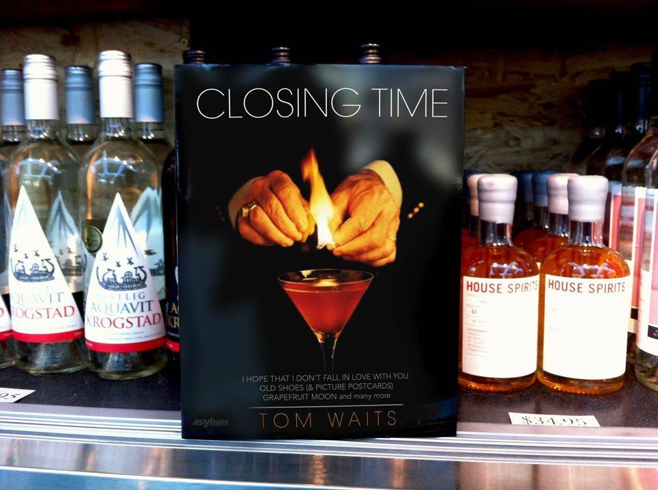 RubysDalston's tweet image. They seem to be a thing, thought we'd have a go! #AlbumsAsBookCovers Closing Time by Tom Waits. Sweet! #WorldBookDay