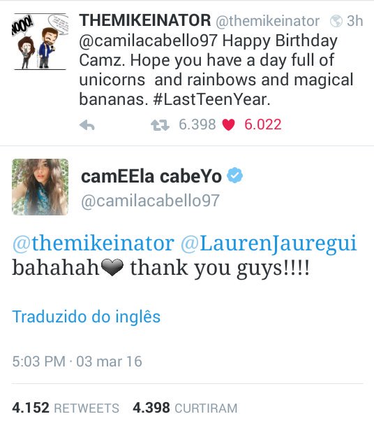 icarkky's tweet photo. A Camila marcou a Lauren porque ela é o unicórnio e tal... 
#HappyBirthdayCamilaFromBrasil https://t.co/hh0dCiZoLF