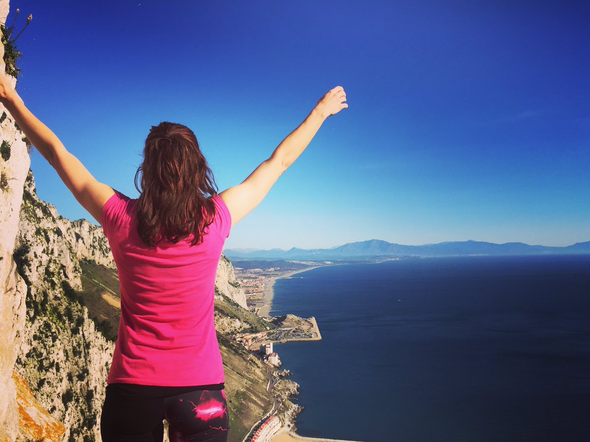 Lived in #gibraltar all my life and still in awe of the views. So lucky to live here #medsteps #training #fitness