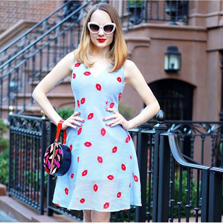 StylingOn's tweet photo. Check out Katya from @stylesprinter in the "Don't Give Me Lip" dress by #rachelsinstyle 💋💋 https://t.co/8Uz0z8blgx