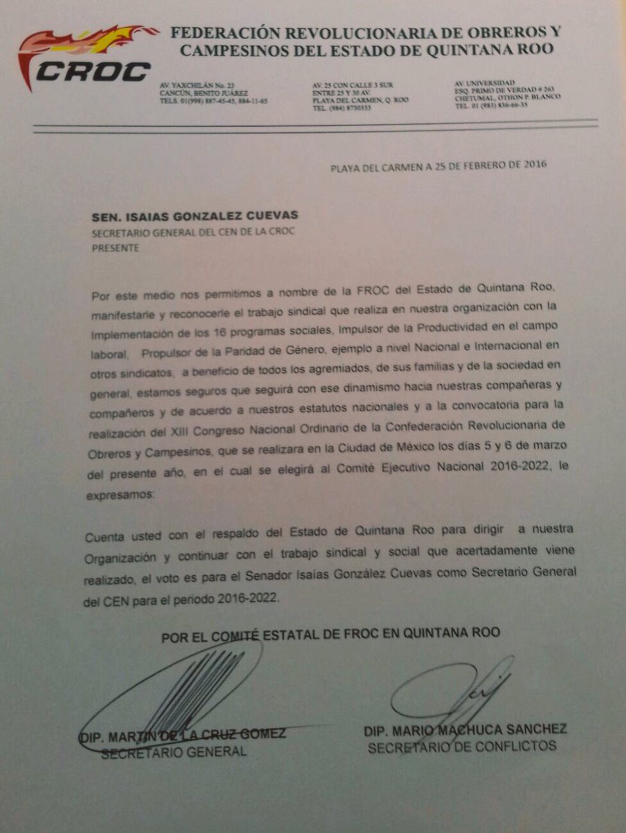MartinDeLaCruzG's tweet photo. En nuestro próximo CongresoNacional respaldaremos para el periodo 2016-2022 a nuestro líder nacional @IsaiasSiCumple https://t.co/2JjVjUi4Q9