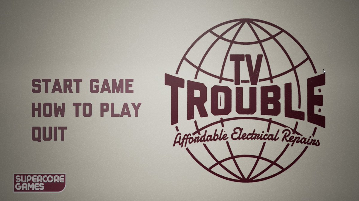 SUPER__CORE's tweet photo. We made a game about fixing TVs in the 1960s https://t.co/H5rn6EGh8n by @zerofiftyone_ @Sythgara @Al_Da_Best @faemir https://t.co/1wmHn5pKGJ