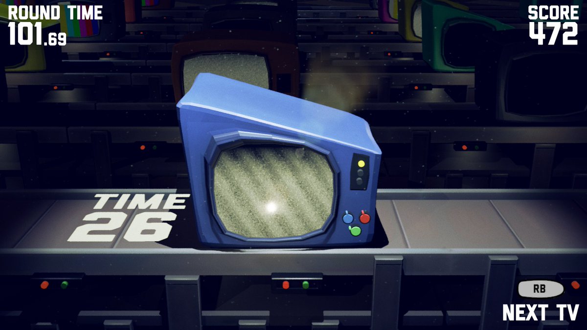 SUPER__CORE's tweet photo. We made a game about fixing TVs in the 1960s https://t.co/H5rn6EGh8n by @zerofiftyone_ @Sythgara @Al_Da_Best @faemir https://t.co/1wmHn5pKGJ