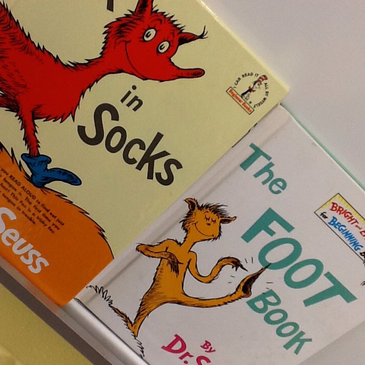 MrsNicolasclass's tweet photo. Feeling "foxy" while celebrating Dr. Seuss and "Foxiest Socks Day".....#ReadAcrossAmerica #wfs https://t.co/qgoeTY0Qrg