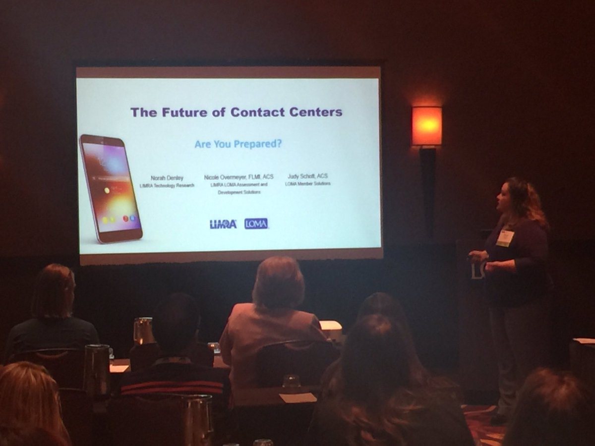 marvinjones01's tweet photo. Future of the Contact Center,Nora Denley LIMRA Research,Nicole Overmeyer LOMA Assessments #LOMACSC https://t.co/TKQb2BblCy