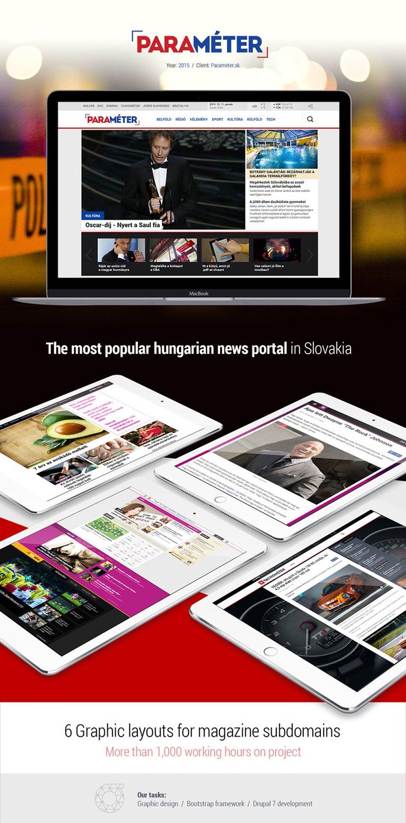 WADOstudio's tweet photo. #parameter #webdesign #reference #onlinemarketing #Slovakia #news parameter.sk https://t.co/SpVRCNswZl