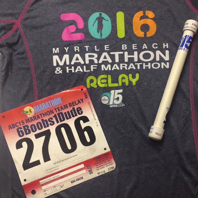 Sheesh_Meish's tweet photo. So excited for my first relay this weekend! #BestTeamNameEver #MBMarathon #GSRCRunning https://t.co/gXSU9eSlno