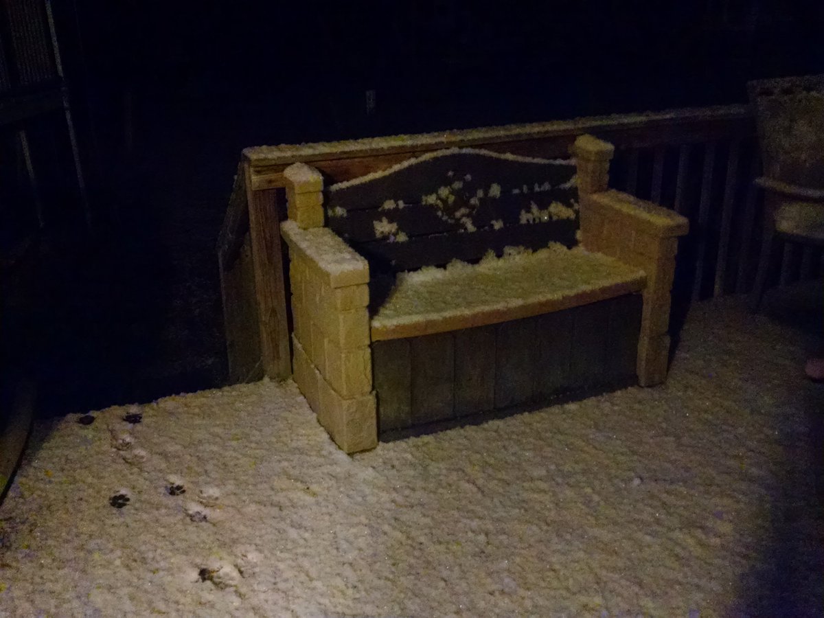 @hbwx @wusa9 @TenaciousTopper @AllysonRaeWx OMG look at my porch!! Please let this be the last snow. #Iwantsummer