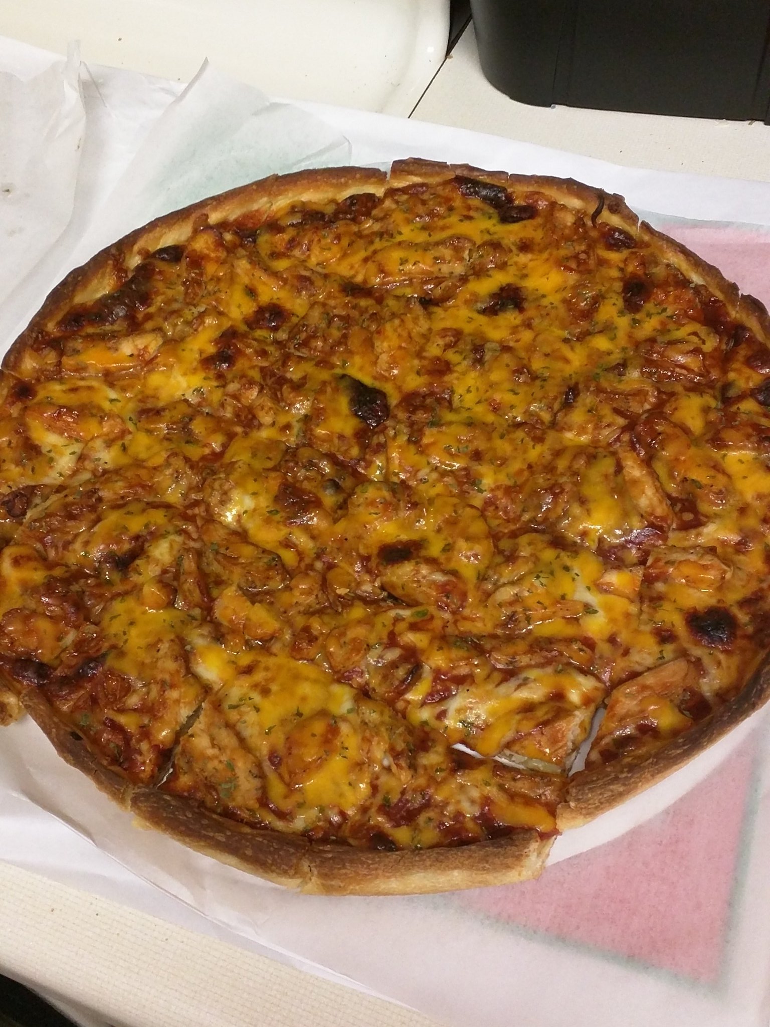 Landon Burlingham On Twitter Primo Bbq Chicken Pizza From Jake S Pizza In Green Bay Https T Co Unomhuh0jf