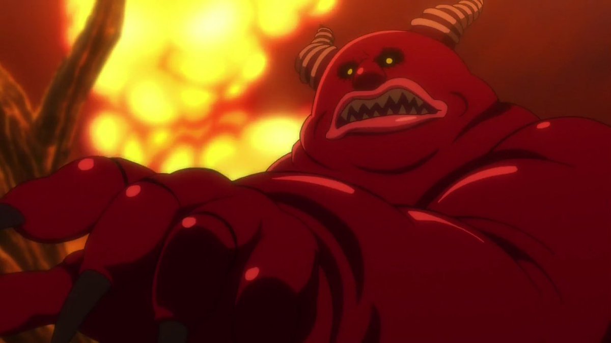 The red demon had too many chips 😂