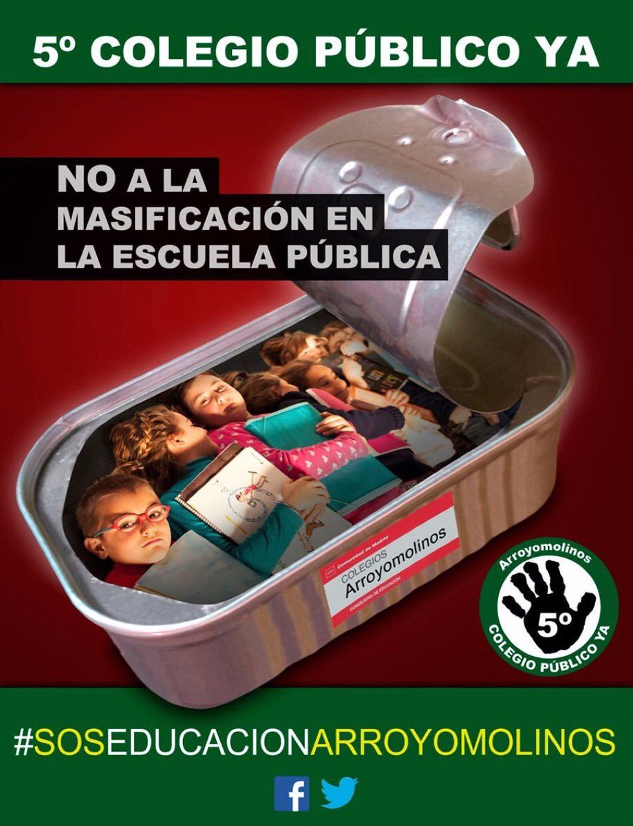 Sandino3211's tweet photo. #soseducacionarroyomolinos @El_Intermedio nos podeis mandar a Thais Villas para q eche un vistazo a nuestros coles? https://t.co/TSFJstOszE