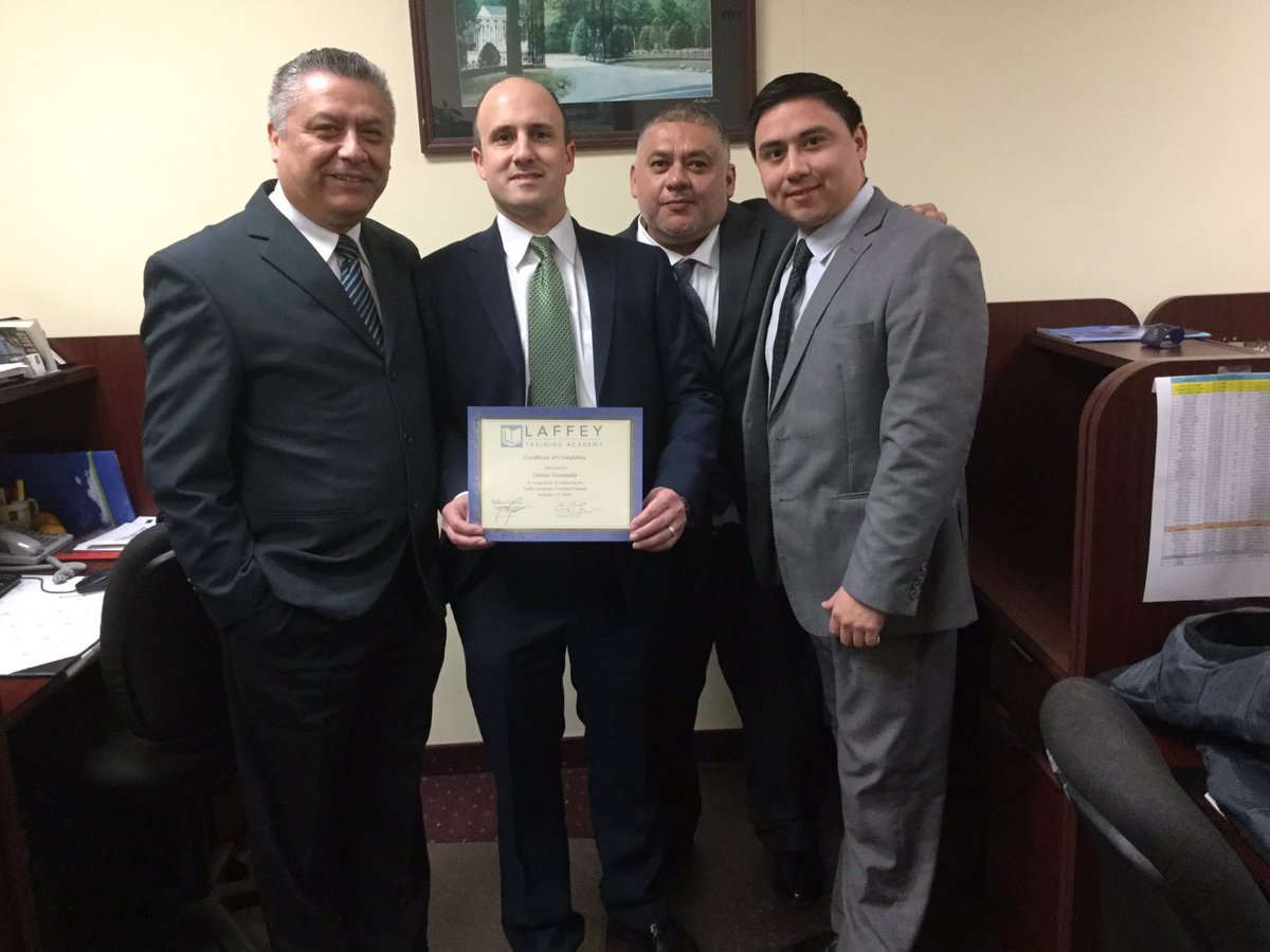 LaffeyRealJH's tweet photo. Congratulations Christos Tsouratakis on Graduating Laffey Training Academy. #TeamLaffey https://t.co/0tGjayw9gx