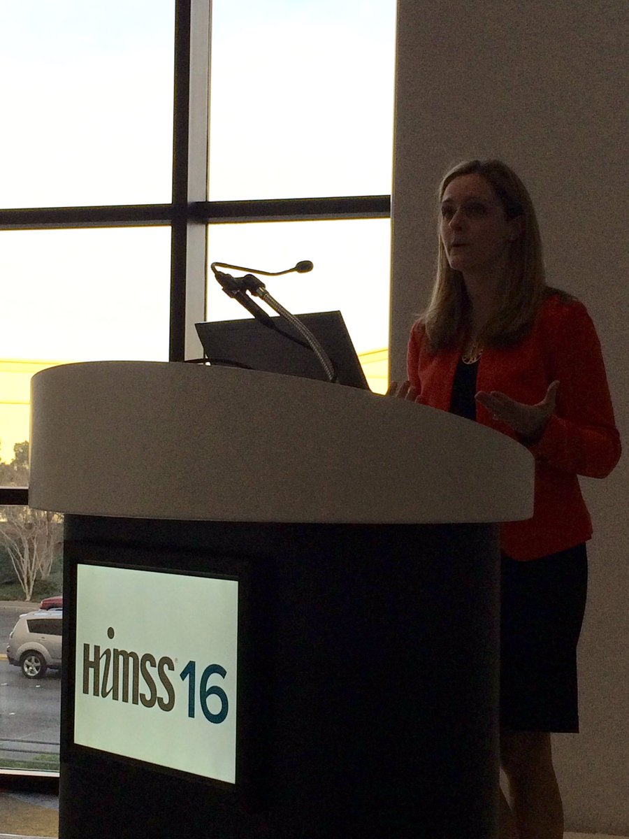 jeffrcoughlin's tweet photo. @AftonYWagner providing an excellent update on federal health IT policy issues at #HIMSSSPOT #HIMSS16 https://t.co/QuZMFX0kuS