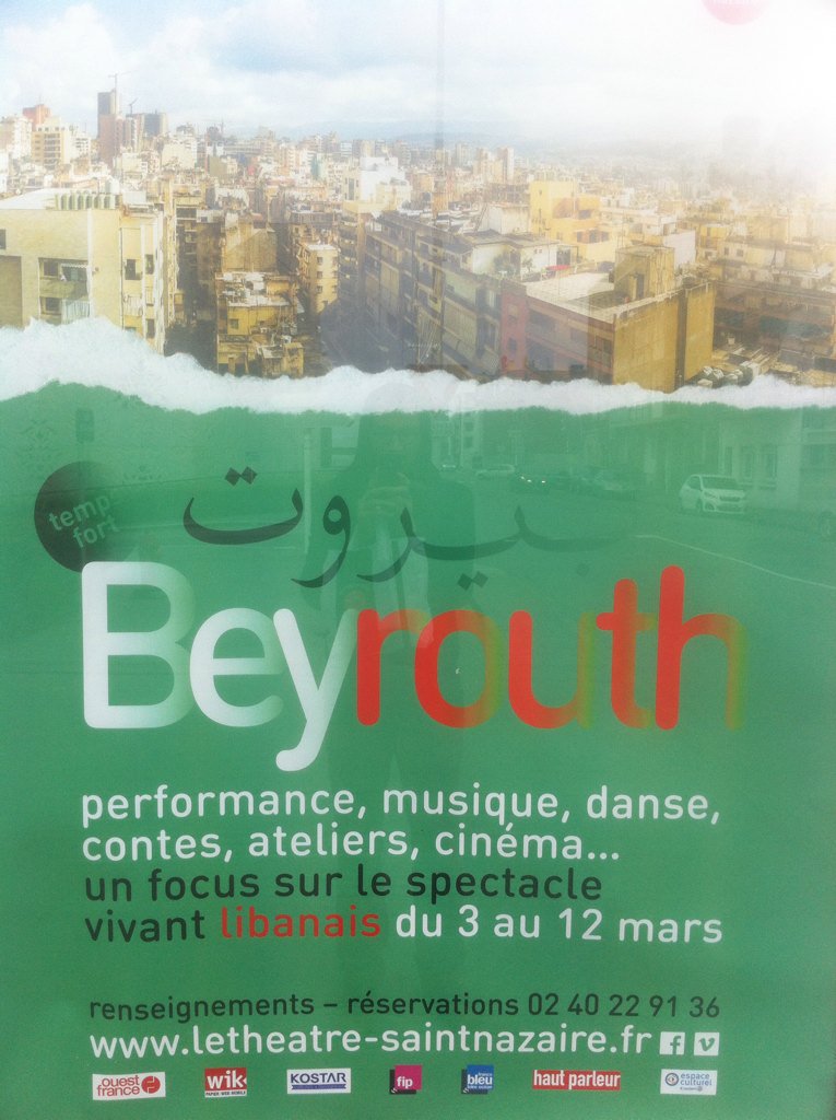 Temps fort - Beyrouth - théâtre de St Nazaire