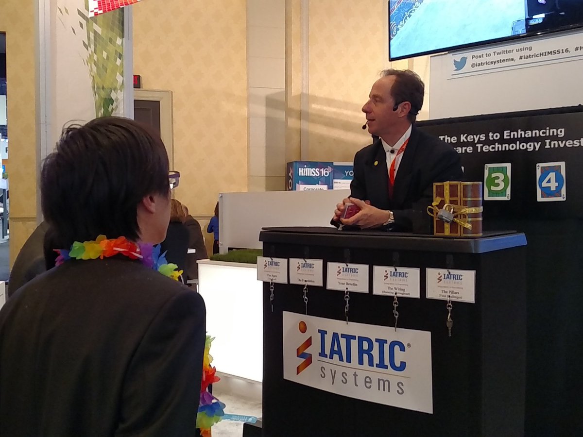 wpacker_hi's tweet photo. Shameless tweet to be entered in a drawing #iatricHIMSS16 #HIMSS16 end of show floor day! https://t.co/KLQWukKhKv