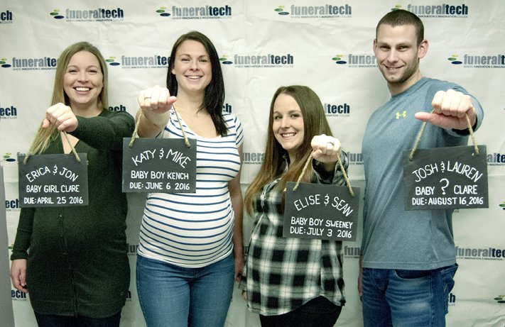 Funeral_Tech's tweet image. #FuneralTech is growing again... Please &quot;like&quot; our post to show your support to Erica, Elise, Katy and Josh!