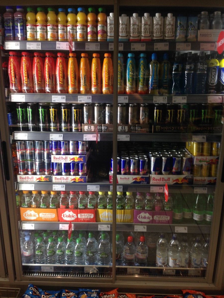 New drinks range has just landed instore <a href="/nickb659995/">Nick Barker</a> @MGcomment <a href="/redbull/">Red Bull</a> <a href="/DietCoke/">Diet Coke</a> <a href="/fanta/">Fanta</a> <a href="/PepsiUK1/">Pepsi UK</a> <a href="/MonsterEnergy/">Monster Energy</a>