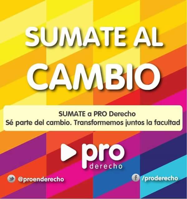 marianoruizmdq's tweet photo. Sumate al cambio! #ProMarDelPlata #ProDerecho #UNMDP https://t.co/d5EaKD3nPT