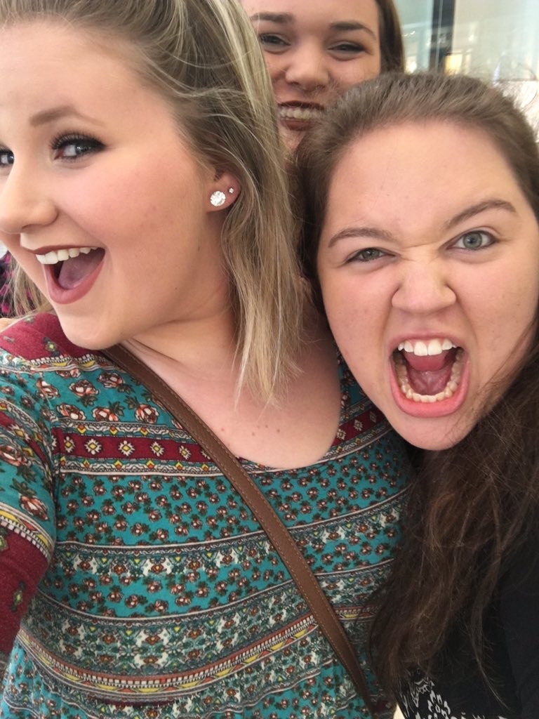 Meredithope1's tweet photo. Got my doubles pierced yesterday with these silly geese. ❤️ https://t.co/eDDrglLzhk