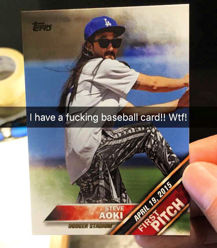 Lil Aoki would never believe that Big Aoki would be on a baseball card one day @toppsshop https://t.co/mKbxfYizmu