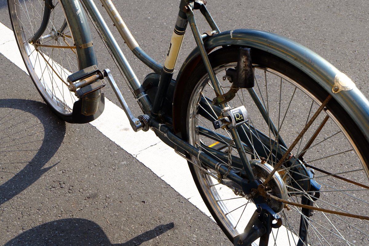ゼブラ自転車 其の二 金線引き、七宝焼きエンブレム、刻印入り各パーツ