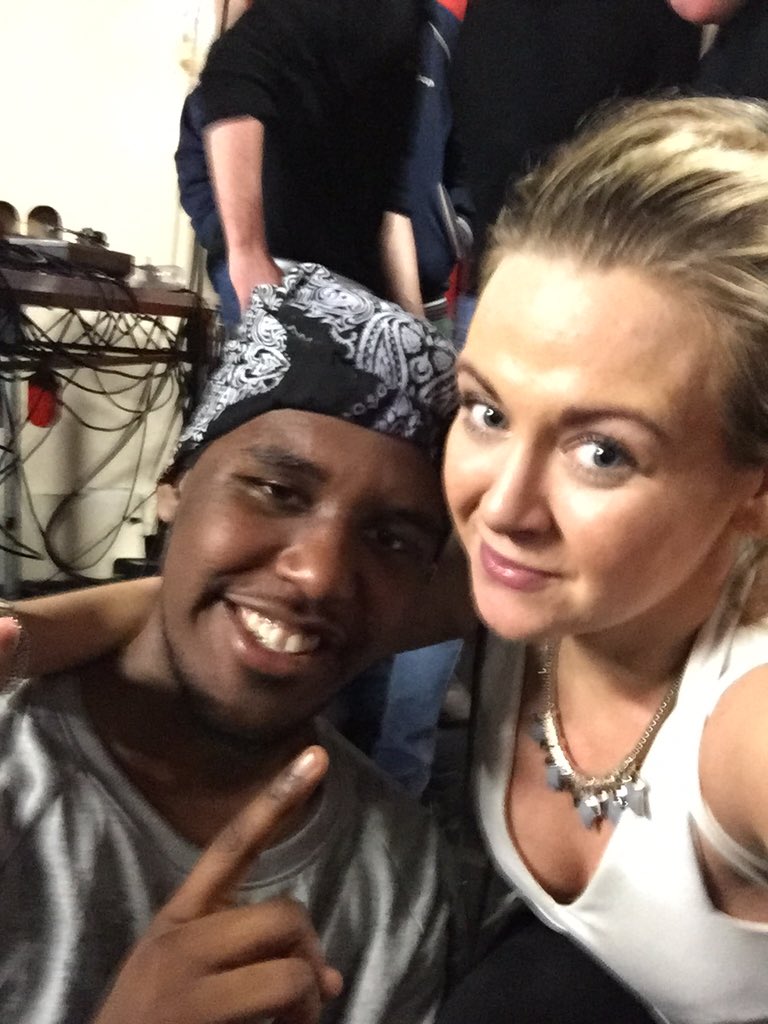 RuthCoree's tweet image. A very sweaty me and the man himself @Novelist unreal show 2nite #Novelist #Grime #BestByFar #Amazing #GotTheFlavour