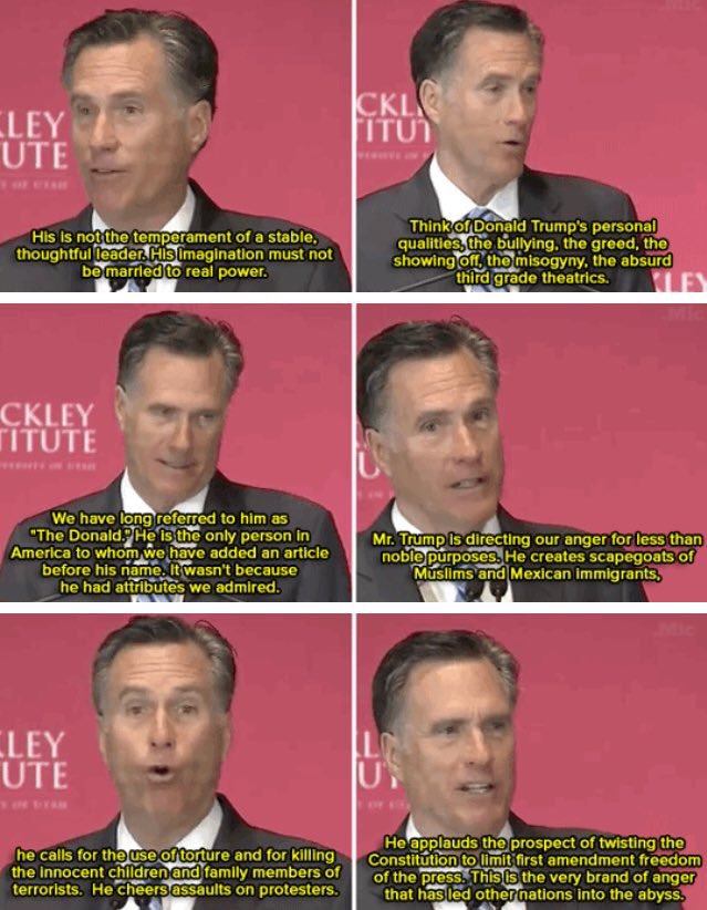 TheAffinityMag's tweet image. If Mitt Romney is saying don't vote for Trump, then that means definitely don't vote Trump