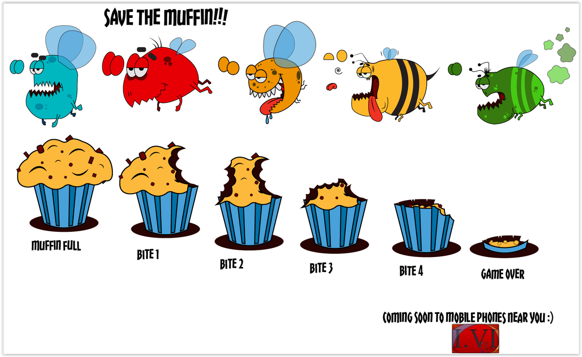 OnePointSixStud's tweet photo. Muffin art is ready =) Now time to sleep... #gamedev #indiegamedev https://t.co/jOb1mxvfPL