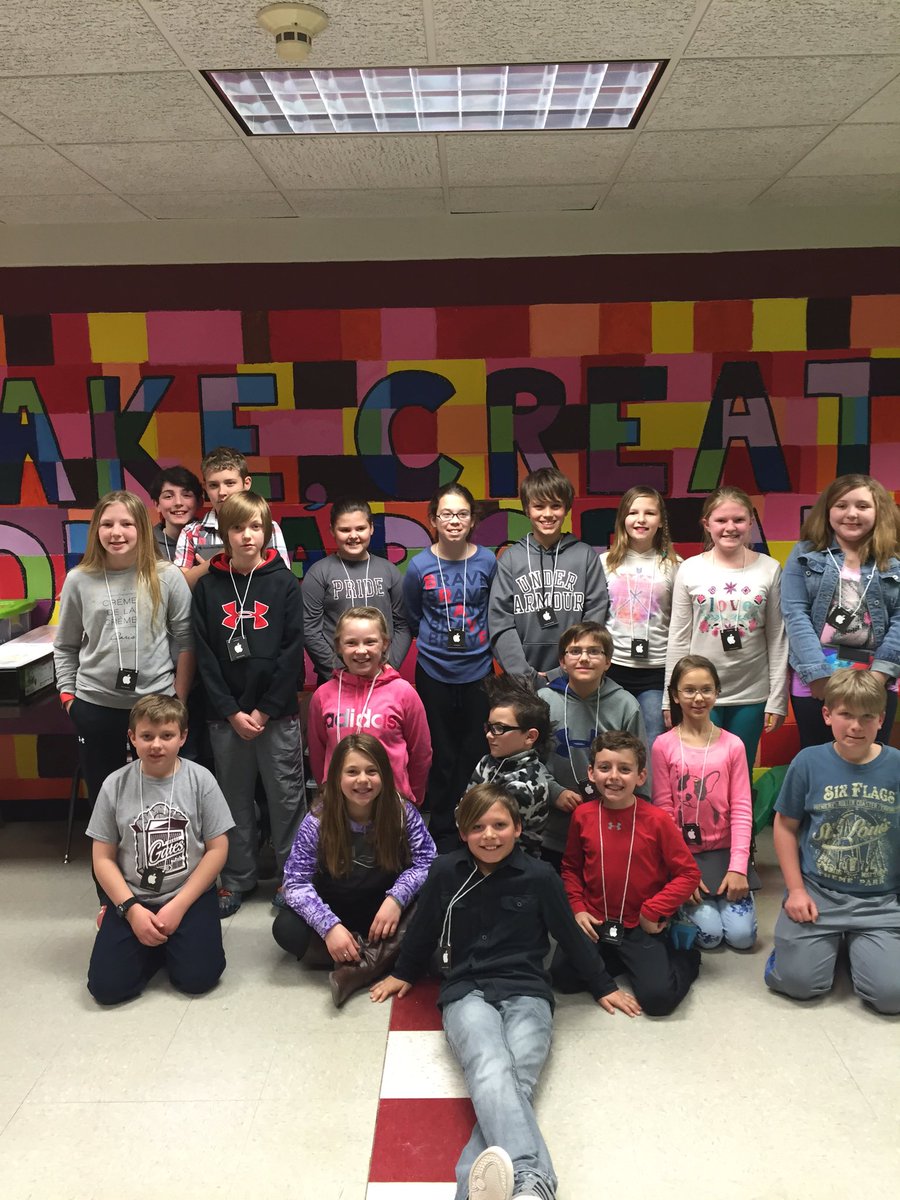 Very proud of these 5th graders for presenting tonight at our iPad Parent Seminar