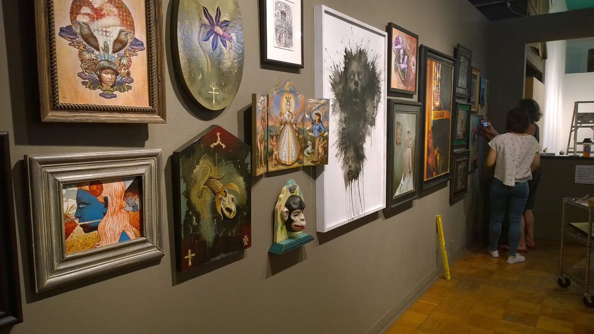 craiglarotonda's tweet photo. "Seventh Heaven" 11" x 12" x 4" Mixed Media for La Luz de Jesus Gallery's 30th Anniversary LALUZAPALOOZA Exhibit! https://t.co/hvf3Esfrvg