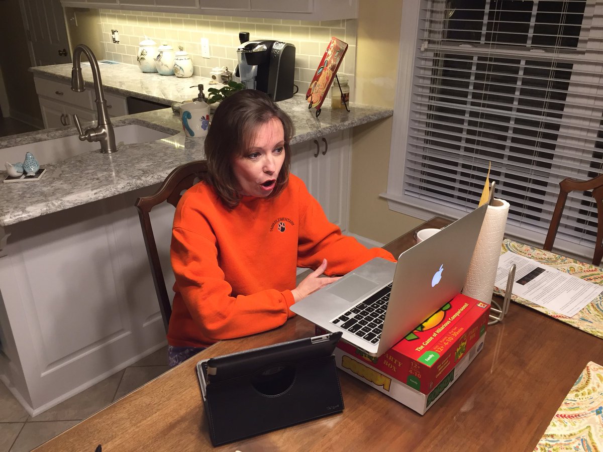 CherylMParr's tweet photo. It was a great week for Bedtime Stories @ TES. Fun to connect from home tonight! @epostmanETF @MaloneyLU10 #tes1516 https://t.co/Tbf3ANH2Kw