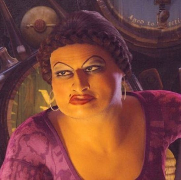 deanfluence's tweet image. The new snapchat filter got you looking like Doris from Shrek