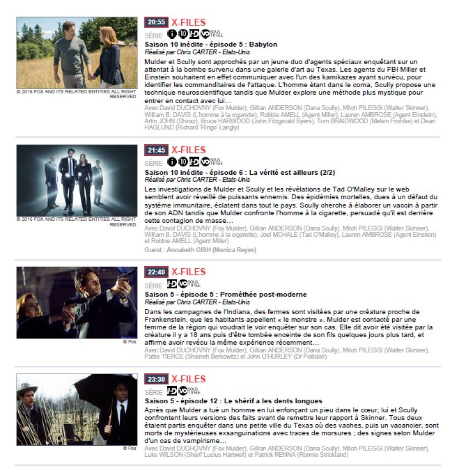 thony911's tweet photo. Jeudi prochain, #XFiles sur @M6, avec les derniers épisodes de la saison 10 et une dernière #NuitXFiles https://t.co/Tlx3igGtCi
