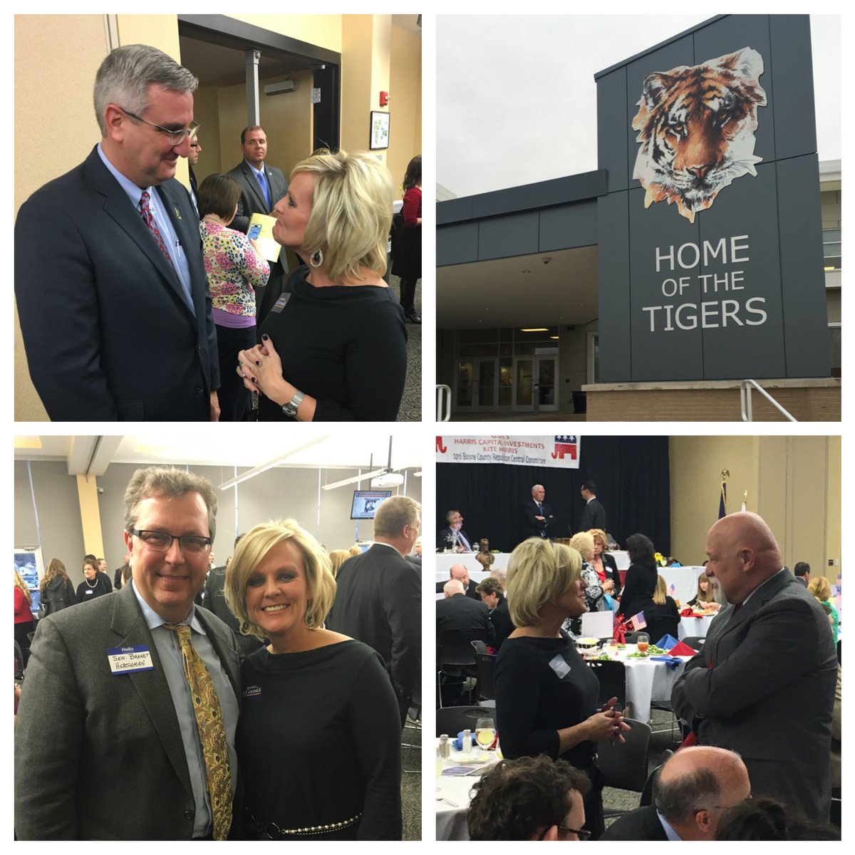 DrMcCormickIN's tweet photo. Thanks to the @BooneCoGOP for a great dinner tonight!  Sellout crowd heard from @mike_pence and @HolcombForIN. https://t.co/YIicQ4YZrR
