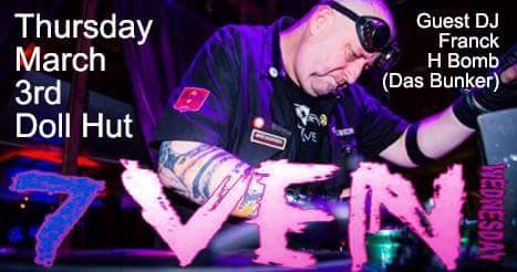 Goth, Synthpop, EBM, Industrial, Aggro, Noise, etc.
(DJs choice)