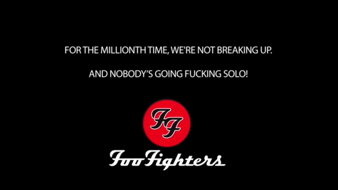 thisissolame1's tweet photo. @foofighters "what happened to that one finger shit" https://t.co/kNmWpTAXAY