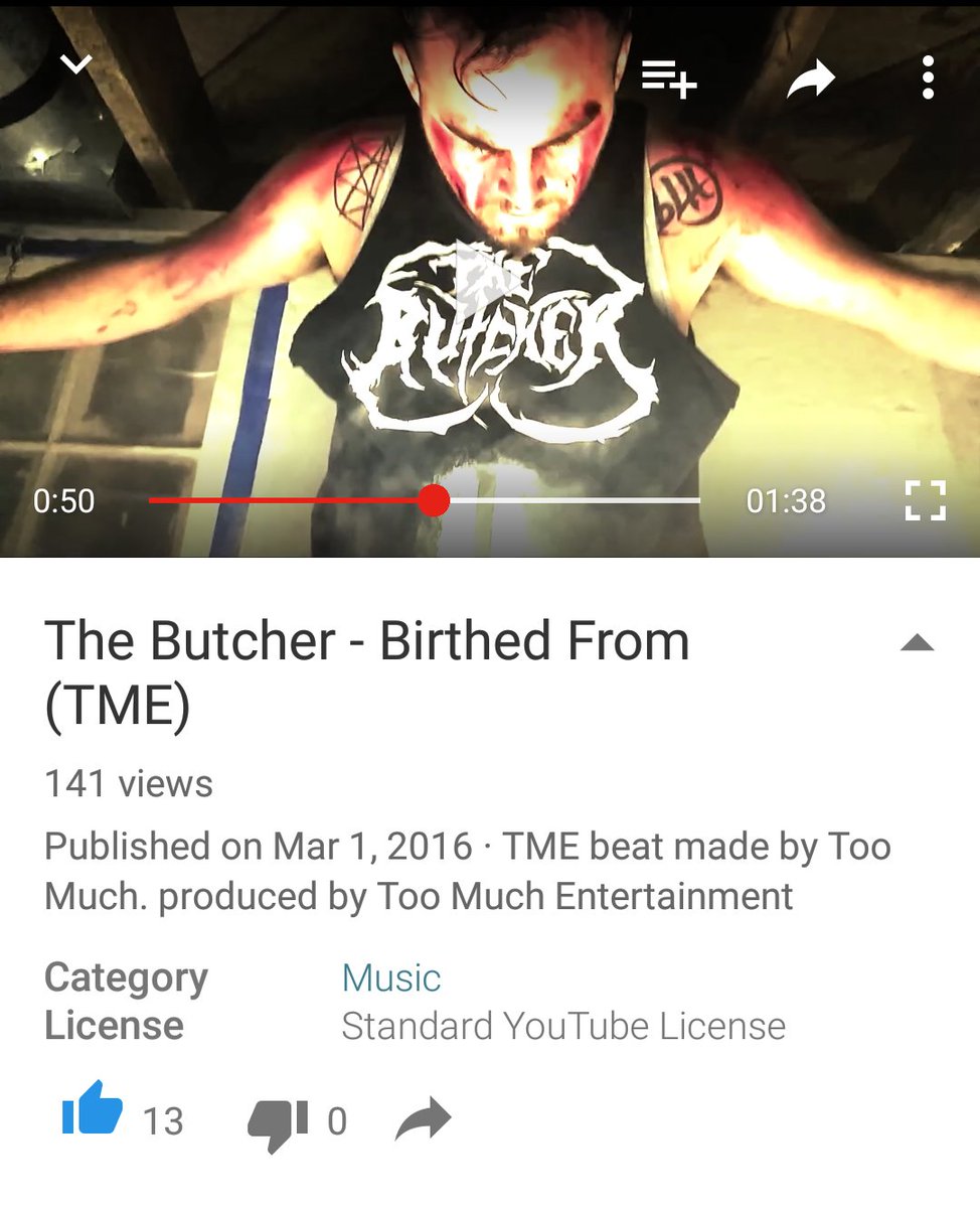 MyThebutcher417's tweet photo. Got some #views but I know we can get more.#butcher #keepinitflesh #tme #toomuchentertainment #rap #horrorcore https://t.co/VJZklqVBGw