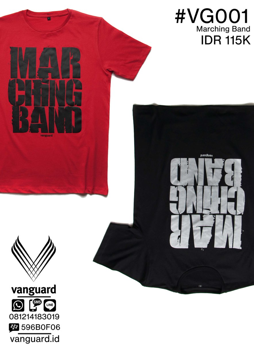 id_vanguard's tweet photo. Limited item #marchingband #drumcorps #tshirt . Grab it fast. Only IDR 115.000,- https://t.co/rD8X0WU01a https://t.co/W1Uq0e1pRb