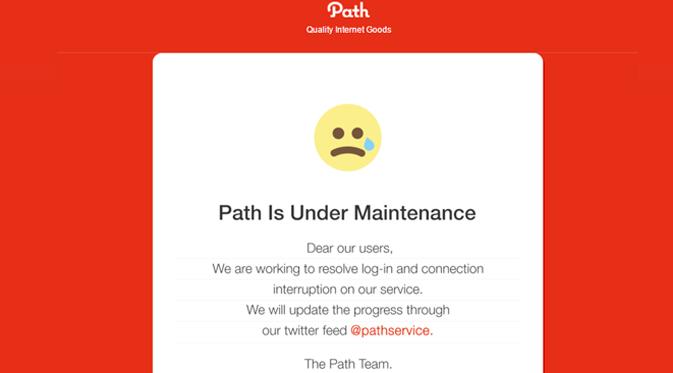 liputan6dotcom's tweet photo. Janjikan 12 Jam Online, Path Masih Belum Bisa Diakses  https://t.co/ZhWytVnTig https://t.co/ayGs8zvzBR